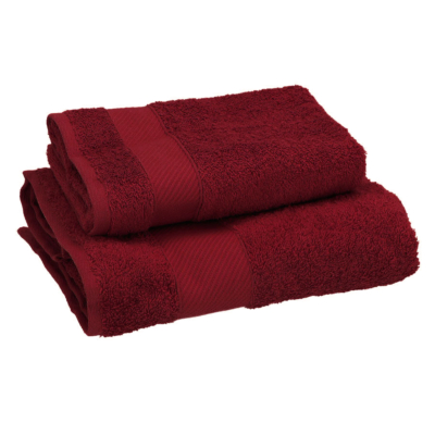 Set 1+1 coppia asciugamano Gabel Tinta unita Tortora MILLE 