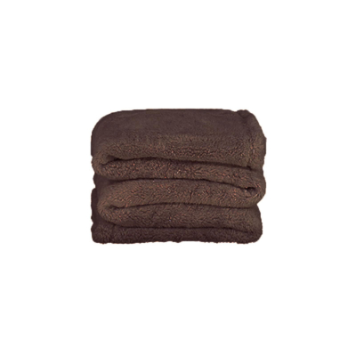 Plaid Maryplaid Tinta unita Castagna BUSSY