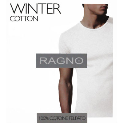 Maglia intimo uomo girocollo Ragno Tinta unita Bianco WINTER