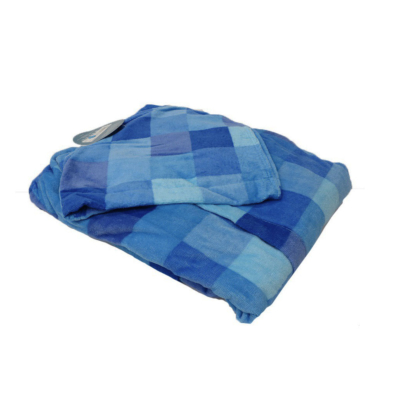 Accappatoio Pretti Scacchi Indaco DAMA