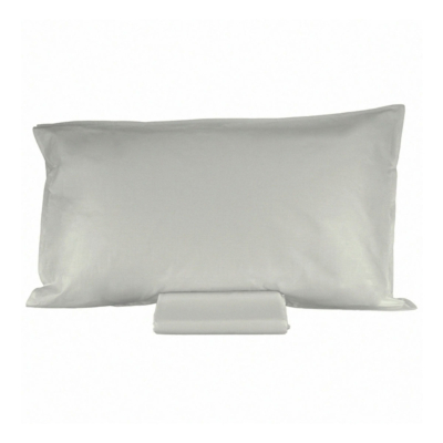 Completo letto in flanella Fazzini Tinta unita Grigio Perla OLGA