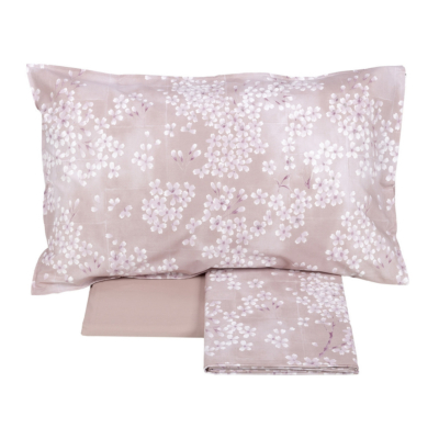 Completo letto Fazzini Floreale Rosa KIMONO