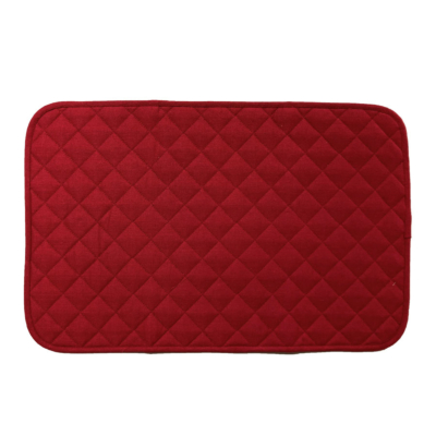 Tovaglietta americana trapuntata Maison Sucrée Tinta unita Bordeaux ESSENZIALE