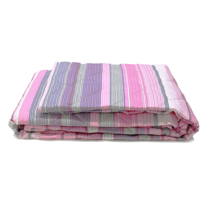 Copriletto trapuntato Gabel Righe Rosa ortensia MARGHERITA