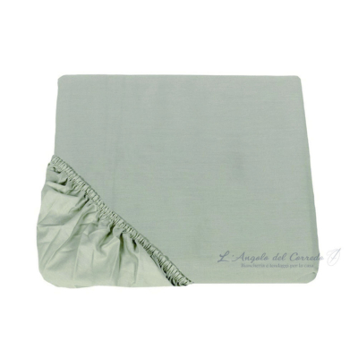 Sotto con gli angoli sfuso Fazzini Tinta unita Gray Green ARIANNA