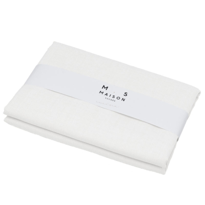 Tovaglia antimacchia Maison Sucrée Tinta unita Bianco KORIN