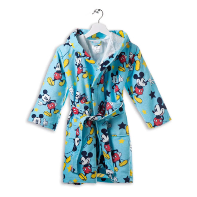 Accappatoio Disney Caleffi Topolino Azzurro MICKEY STAR