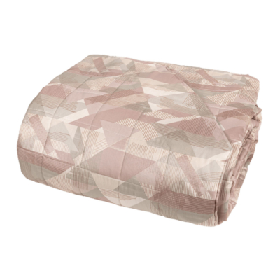 Copriletto trapuntato Fazzini Geometrico Rosa SYMPHONIC