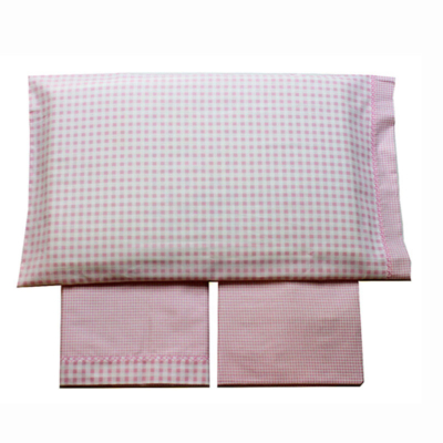 Completo letto Fazzini Scacchi Rosa PISOLO