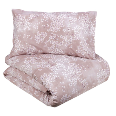 Parure copripiumino Fazzini Floreale Rosa KIMONO