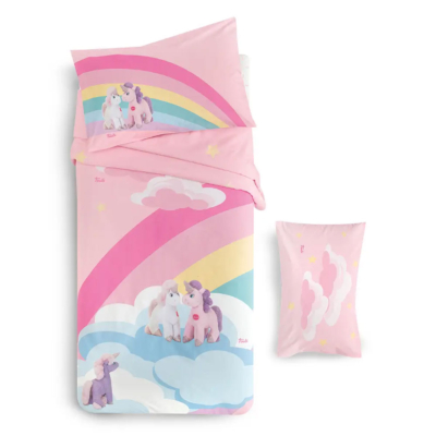 Completo copripiumino Trudi Unicorni Rosa Incanto LESLY