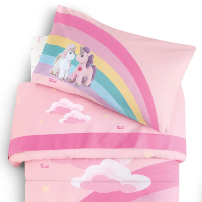 Completo letto Trudi Unicorni Rosa Incanto LESLY