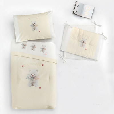 Trapunta con paracolpi Trudi Animali Canarino COCCOLE