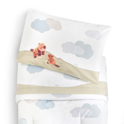 Completo letto Trudi Animali Naturale BOSCO Lettino con le sponde