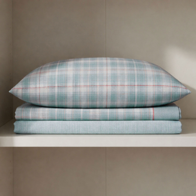 Completo letto in flanella Gabel Geometrico Denim ANDREA