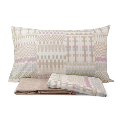 Completo letto in flanella Gabel Geometrico Deco NORA