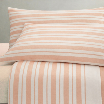 Completo letto in flanella Gabel Geometrico Terracotta DOROTEA