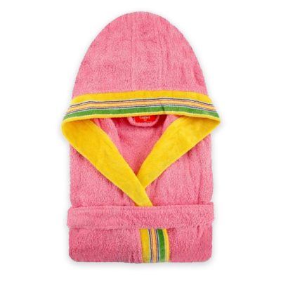 Accappatoio Junior Gabel Tinta unita Rosa PONGO