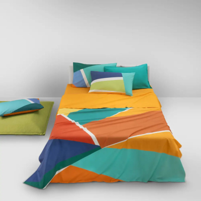 Completo letto copriletto Gabel Geometrico Multicolor SEASIDE