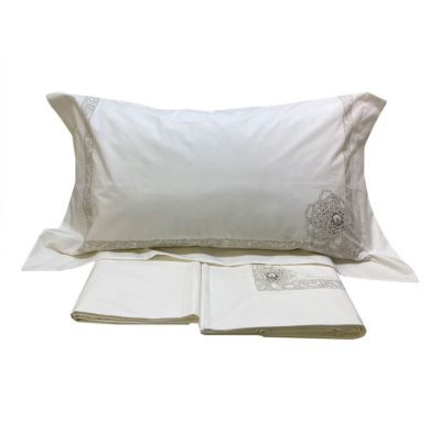 Completo letto Blumarine Tinta unita Beige CAMELIA