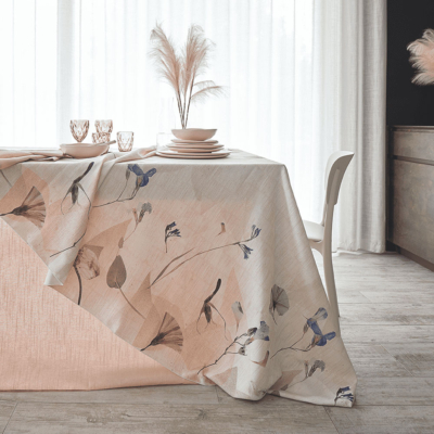 Tovaglia antimacchia Maison Sucrée Floreale Beige-rosa PRATI