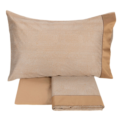 Completo letto matrimoniale tortora Fazzini SASHIKO