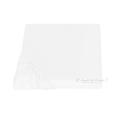 Sotto con gli angoli sfuso Fazzini Tinta unita Bianco ARIANNA