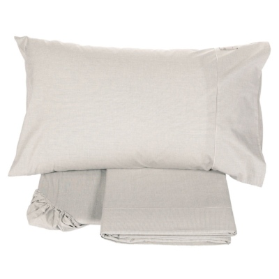 Completo letto Fazzini Righe Grigio CAMBRIDGE