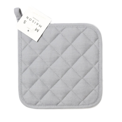 Presina trapuntata Maison Sucrée Tinta unita Grigio Perla ESSENZIALE