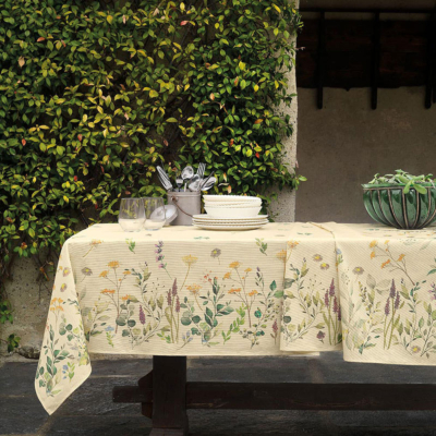 Tovaglia Gabel Floreale Beige EDEN
