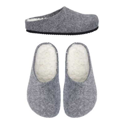 Pantofola donna Maryhome Tinta unita Grigio Melange SPEZIA