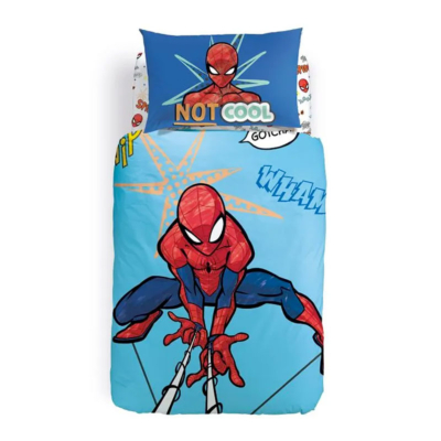 Completo copripiumino Caleffi Spiderman Azzurro SPIDERMAN COOL