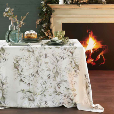 Tovaglia Maison Sucrée Floreale Bianco LEAF