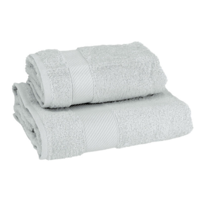 Set 1+1 coppia asciugamano Gabel Tinta unita Grigio MILLE