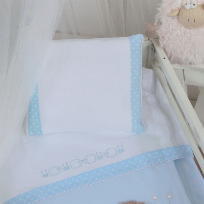 Completo letto Maryplaid Animali Azzurro RICCIO