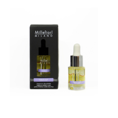 Fragranza idrosolubile ambiente Millefiori Milano Violet & Musk HYDRO