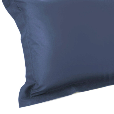 Coppia federe 4 volani Fazzini Tinta unita Blu ARIANNA