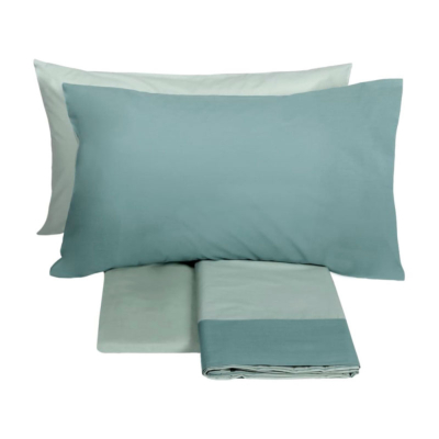 Completo letto Fazzini Tinta unita Petrolio DIALOGO