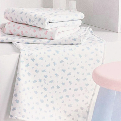 Set 1+1 coppia asciugamano Trudi Animali Rosa SWEET DREAM