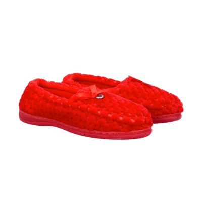 Pantofola donna Maryhome Tinta unita Rosso ANEMONE