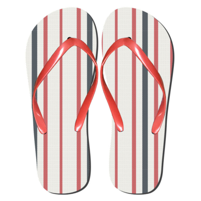 Infradito donna Maryhome Righe Rosso ELETTRA