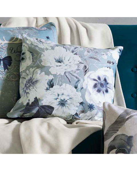 Cuscino in velluto Maison Sucrée Natale Blu BLUE WINTER