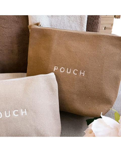 Beauty pochette Beccalli For Life Tinta unita Noce POUCH