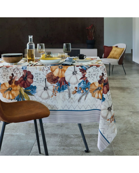 Tovaglia Antimacchia Maison Sucrée Autunno Arancione ZUCCHE