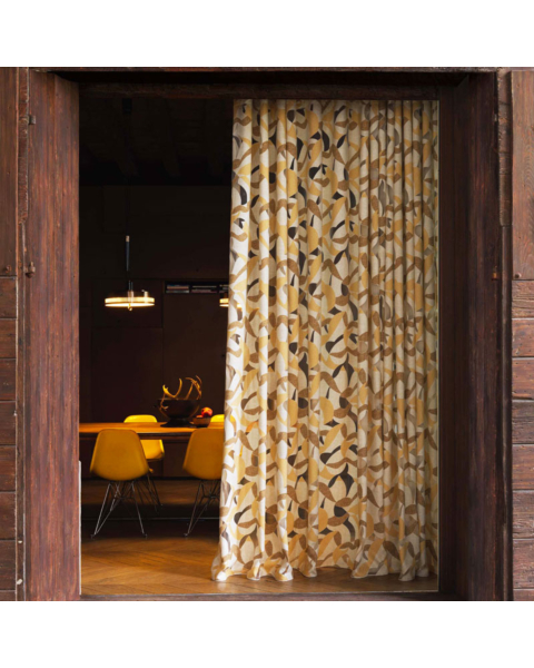 Tenda Via Roma 60 Resum UD0397 0201 Ocra e Tortora