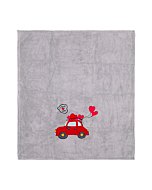 Plaid Maryplaid Macchina Grigio Melange CUORI IN CORSA