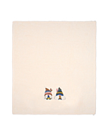 Plaid Maryplaid Gnometti Bianco Latte GNOMI PASTELLO