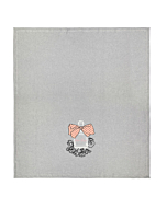 Plaid Maryplaid Floreale Grigio PEPE ROSA