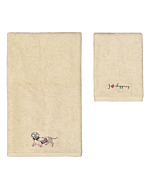 Set 1+1 coppia asciugamano Maryhome Animali Cachemire SO CHIC