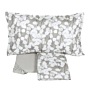 Completo letto Fazzini Floreale Grigio LUNARIA